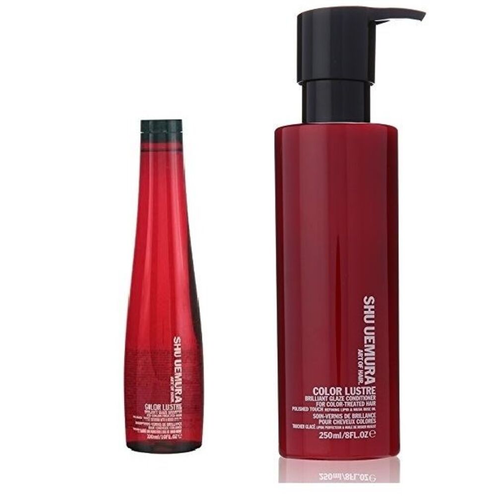 Shu Uemura Color Lustre Shampoo 10 oz and Conditioner 8 oz Set